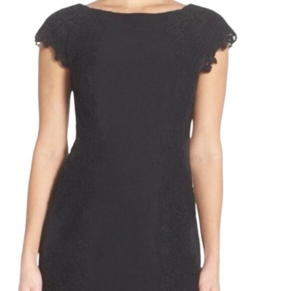 Maggie London Dress NWT Lace Sheath Details Size 6 - Picture 2 of 11